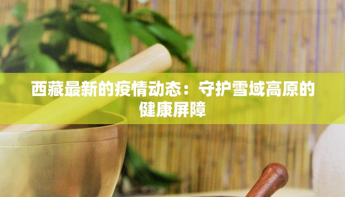 西藏最新的疫情动态：守护雪域高原的健康屏障